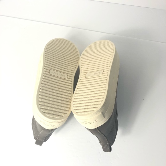 Jbrand Retro Slip-On Platform Leather Gray Boot. Rare and Classy - Picture 7 of 8